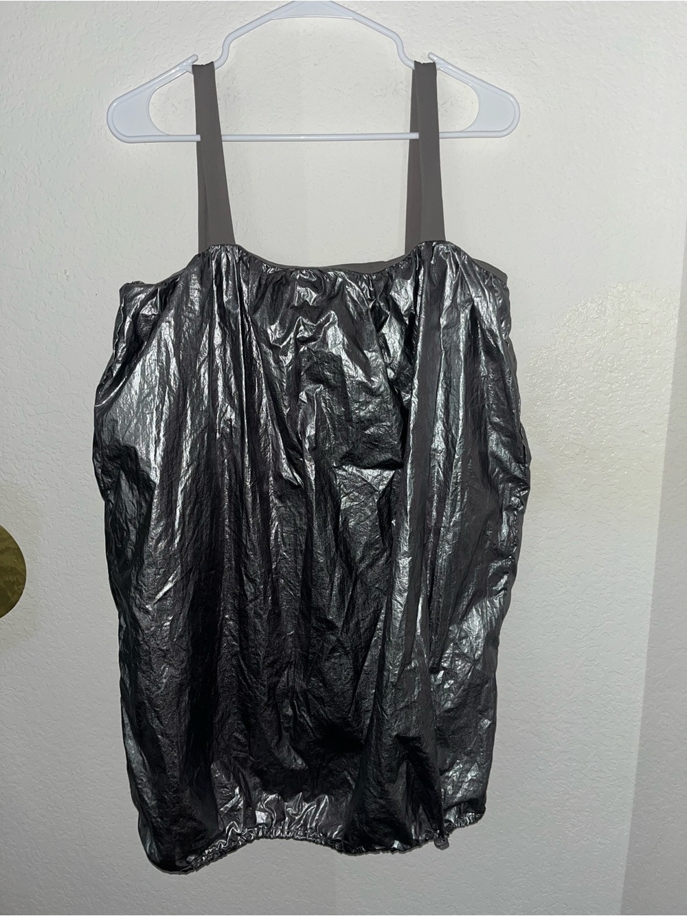 Daily Drills Silver Metallic Bounce Dress